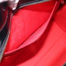 CELINE Tote Bag Patent leather Black Gold Auth 213185-21