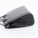 CELINE Tote Bag Patent leather Black Gold Auth 213185-4