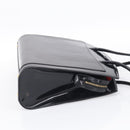 CELINE Tote Bag Patent leather Black Gold Auth 213185-4