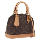 LOUIS VUITTON Monogram Alma BB Hand Bag 2way M53152 LV Auth 213191V-1