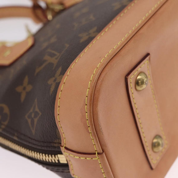 LOUIS VUITTON Monogram Alma BB Hand Bag 2way M53152 LV Auth 213191V