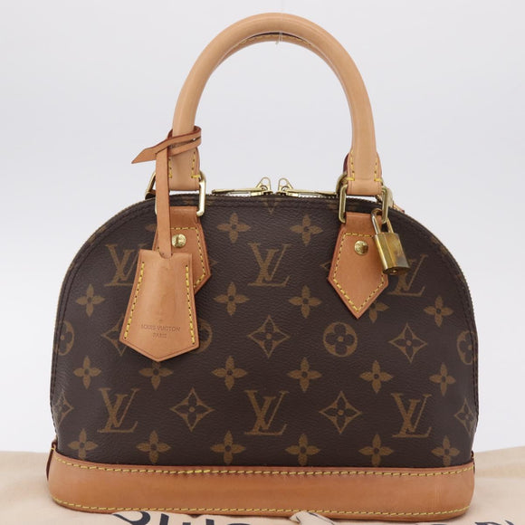 LOUIS VUITTON Monogram Alma BB Hand Bag 2way M53152 LV Auth 213191V