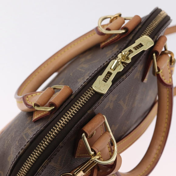 LOUIS VUITTON Monogram Alma BB Hand Bag 2way M53152 LV Auth 213191V