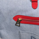 LOUIS VUITTON Monogram Denim On The Go GM Tote Bag Blue M44992 LV Auth 213194V-23