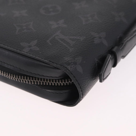 LOUIS VUITTON Monogram Eclipse Zippy XL Travel Case M61698 LV Auth 213197M