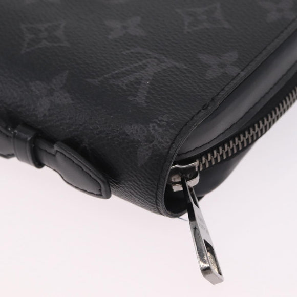 LOUIS VUITTON Monogram Eclipse Zippy XL Travel Case M61698 LV Auth 213197M