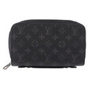 LOUIS VUITTON Monogram Eclipse Zippy XL Travel Case M61698 LV Auth 213197M-2