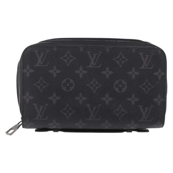 LOUIS VUITTON Monogram Eclipse Zippy XL Travel Case M61698 LV Auth 213197M