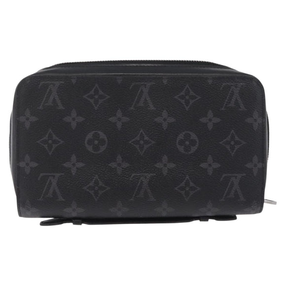 LOUIS VUITTON Monogram Eclipse Zippy XL Travel Case M61698 LV Auth 213197M