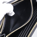 CELINE Long Wallet Leather Gold Black Auth 213198SAM-18