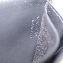 CELINE Long Wallet Leather Gold Black Auth 213198SAM-22