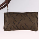 Salvatore Ferragamo Hand Bag Leather Brown Silver Auth 213258A-19