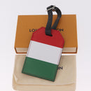 LOUIS VUITTON Epi Name Tag Italy World Cup Limited Edition Black LV Auth 213260M-16