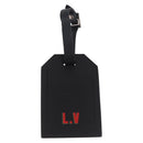 LOUIS VUITTON Epi Name Tag Italy World Cup Limited Edition Black LV Auth 213260M-3