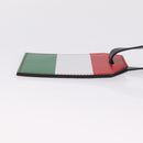 LOUIS VUITTON Epi Name Tag Italy World Cup Limited Edition Black LV Auth 213260M-4