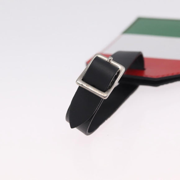 LOUIS VUITTON Epi Name Tag Italy World Cup Limited Edition Black LV Auth 213260M