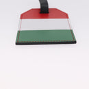 LOUIS VUITTON Epi Name Tag Italy World Cup Limited Edition Black LV Auth 213260M-9