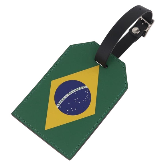LOUIS VUITTON Epi Name Tag Brazil World Cup Limited Edition Green LV 213261M