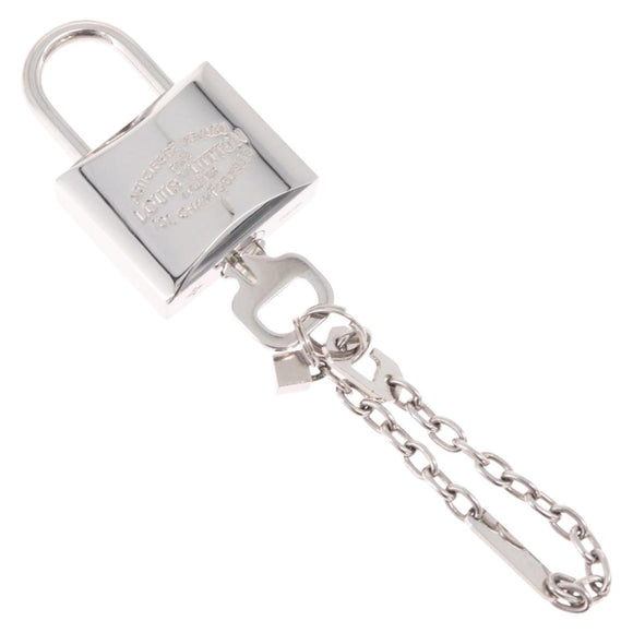 LOUIS VUITTON Padlock metal Silver LV Auth 213266V