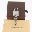LOUIS VUITTON Padlock metal Silver LV Auth 213266V-16