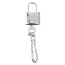 LOUIS VUITTON Padlock metal Silver LV Auth 213266V-2