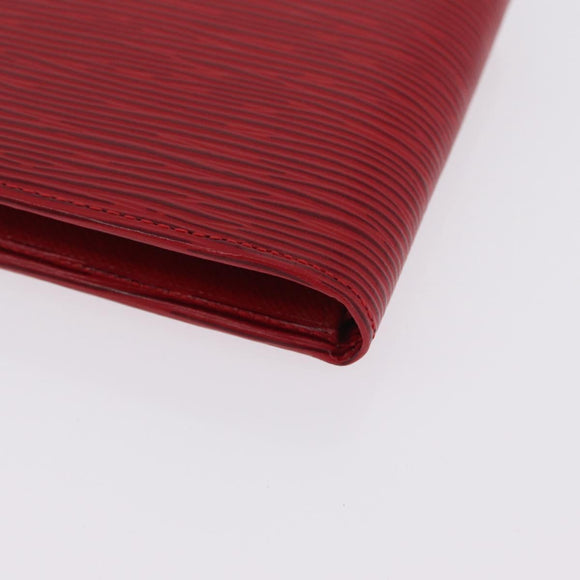 LOUIS VUITTON Epi Portefeuille Marco Bifold Wallet Red M63547 LV Auth 213275A