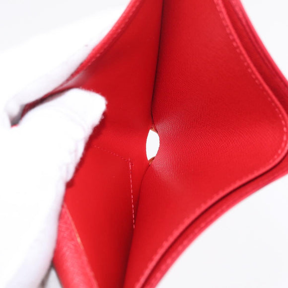 LOUIS VUITTON Epi Portefeuille Marco Bifold Wallet Red M63547 LV Auth 213275A