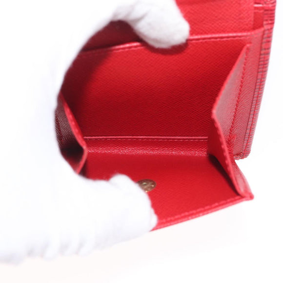 LOUIS VUITTON Epi Portefeuille Marco Bifold Wallet Red M63547 LV Auth 213275A