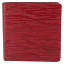 LOUIS VUITTON Epi Portefeuille Marco Bifold Wallet Red M63547 LV Auth 213275A-2