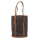 LOUIS VUITTON Monogram Bucket GM Shoulder Bag M42236 LV Auth 213277-2