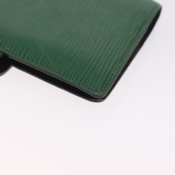 LOUIS VUITTON Epi Agenda PM Day Planner Cover Green R20054 LV Auth 213282