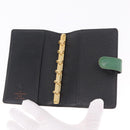 LOUIS VUITTON Epi Agenda PM Day Planner Cover Green R20054 LV Auth 213282-14