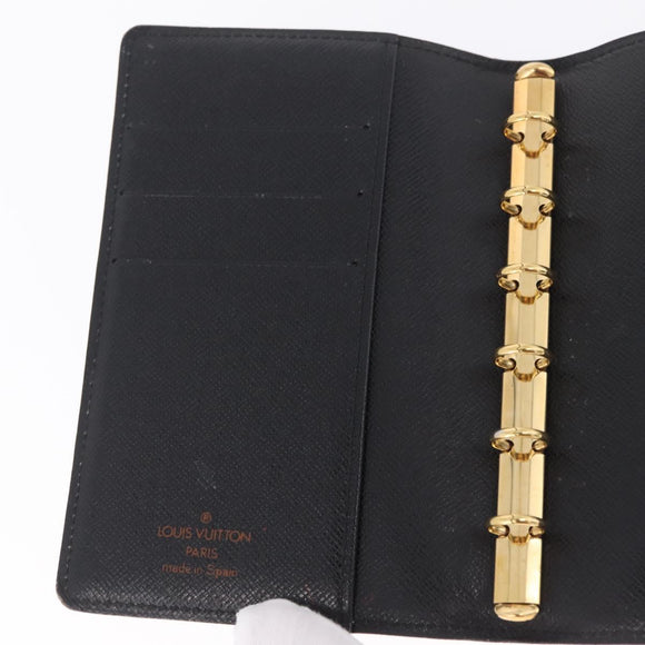 LOUIS VUITTON Epi Agenda PM Day Planner Cover Green R20054 LV Auth 213282