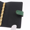 LOUIS VUITTON Epi Agenda PM Day Planner Cover Green R20054 LV Auth 213282-16