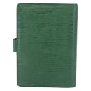 LOUIS VUITTON Epi Agenda PM Day Planner Cover Green R20054 LV Auth 213282-3