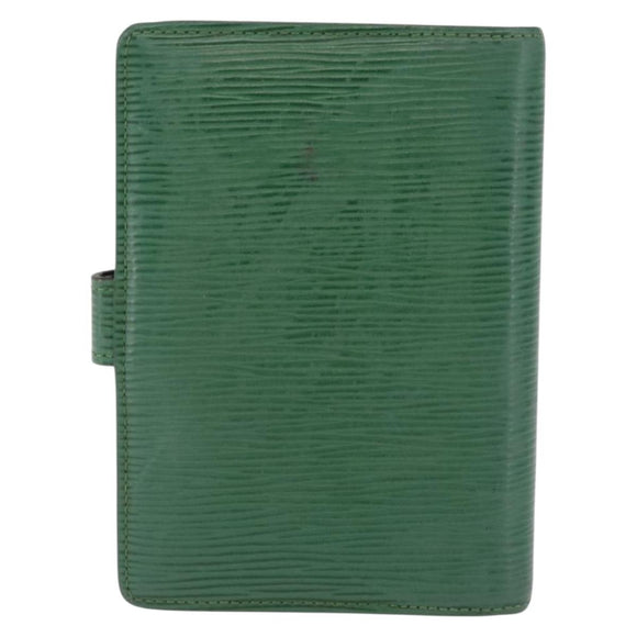 LOUIS VUITTON Epi Agenda PM Day Planner Cover Green R20054 LV Auth 213282