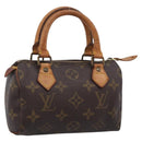 LOUIS VUITTON Monogram Mini Speedy Hand Bag M41534 LV Auth 213287-1