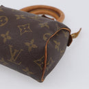 LOUIS VUITTON Monogram Mini Speedy Hand Bag M41534 LV Auth 213287-10