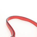 Miu Miu Madras Shoulder Bag Leather Orange Gold Auth 213292M-8