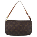 LOUIS VUITTON Monogram Pochette Accessoires Pouch M51980 LV Auth 213294-2