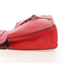 HERMES Arzan 31 Shoulder Bag Taurillon Clemence Red Silver Auth 213295SM-4