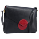 LOUIS VUITTON Epi Osh Shoulder Bag Black Red M52444 LV Auth 213296A-1