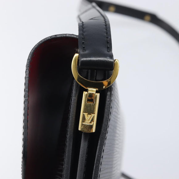 LOUIS VUITTON Epi Osh Shoulder Bag Black Red M52444 LV Auth 213296A
