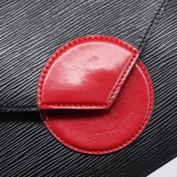 LOUIS VUITTON Epi Osh Shoulder Bag Black Red M52444 LV Auth 213296A