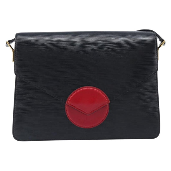 LOUIS VUITTON Epi Osh Shoulder Bag Black Red M52444 LV Auth 213296A
