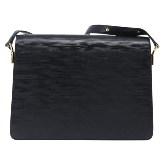 LOUIS VUITTON Epi Osh Shoulder Bag Black Red M52444 LV Auth 213296A