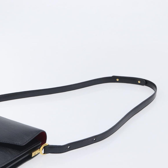 LOUIS VUITTON Epi Osh Shoulder Bag Black Red M52444 LV Auth 213296A