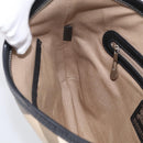 BURBERRY Nova Check Shoulder Bag PVC Beige Silver Auth 213298A-19