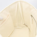 Christian Dior Canage Panarea Tote Bag Coated Canvas White Silver Auth 213306-19