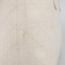 Christian Dior Canage Panarea Tote Bag Coated Canvas White Silver Auth 213306-6